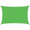 Voile d'ombrage 160 g/m² Vert clair 2,5x3,5 m PEHD 