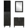 Ensemble d'armoires de salle de bain 3 pcs bois manguier massif 