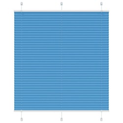 Store plissé bleu 120x100 cm largeur du tissu 119,4cm polyester 