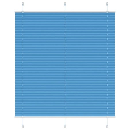 Store plissé bleu 120x100 cm largeur du tissu 119,4cm polyester 