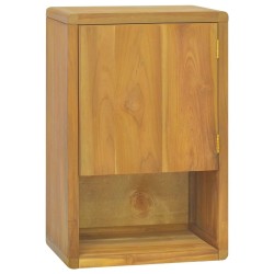 Armoire murale de salle de bain 45x30x70 cm Teck solide 