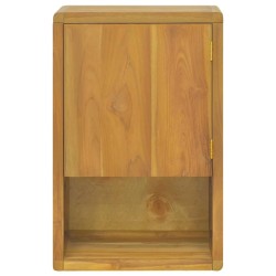 Armoire murale de salle de bain 45x30x70 cm Teck solide 