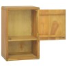 Armoire murale de salle de bain 45x30x70 cm Teck solide 