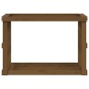 Porte-bûches d’extérieur Marron miel 108x52x74 cm Bois pin 