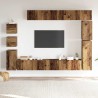Ensemble de meuble TV mural 9 pcs vieux bois bois d'ingénierie 