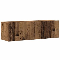 Ensemble de meuble TV mural 9 pcs vieux bois bois d'ingénierie 