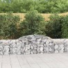 Paniers à gabions arqués 5 pcs 300x30x60/80 cm Fer galvanisé 