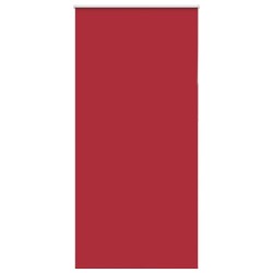 Store enrouleur occultant rouge largeur du tissu 110,7 cm 