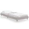 Cadre de lit sans matelas sonoma gris 75x190 cm 