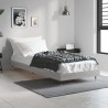 Cadre de lit sans matelas sonoma gris 75x190 cm 