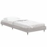 Cadre de lit sans matelas sonoma gris 75x190 cm 