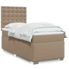 Sommier à lattes de lit avec matelas Cappuccino 80x200 cm 