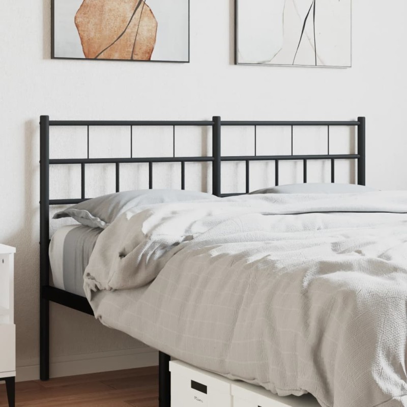 Tête de lit métal noir 120 cm Tête de lit métal noir 120 cm