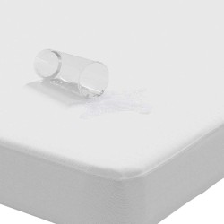 Protège-matelas blanc 160x220 cm imperméable 