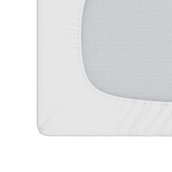 Protège-matelas blanc 160x220 cm imperméable 