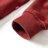 Sweat-shirt enfants bloc de couleurs rose et henné 140 