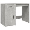 Bureau Gris béton 100x49x75 cm Bois d'ingénierie 