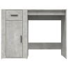 Bureau Gris béton 100x49x75 cm Bois d'ingénierie 