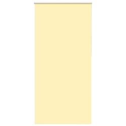 Store enrouleur occultant jaune largeur du tissu 110,7 cm 