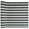 Filet brise-vue vert et blanc 1x10 m PEHD 195 g/m² 