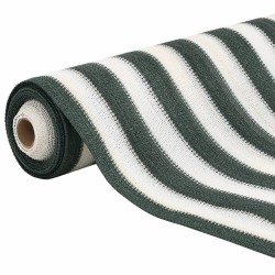Filet brise-vue vert et blanc 1x10 m PEHD 195 g/m² 