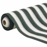 Filet brise-vue vert et blanc 1x10 m PEHD 195 g/m² 