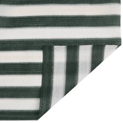 Filet brise-vue vert et blanc 1x10 m PEHD 195 g/m² 