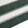Filet brise-vue vert et blanc 1x10 m PEHD 195 g/m² 