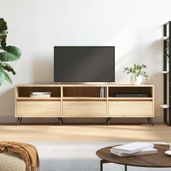 Meuble TV chêne sonoma 150x30x44,5 cm bois d'ingénierie 