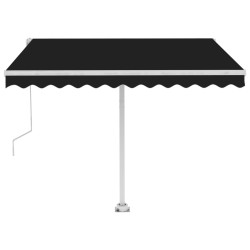 Auvent automatique sur pied 300x250 cm Anthracite 