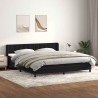 Sommier à lattes de lit et matelas vert foncé 90x210 cm velours 