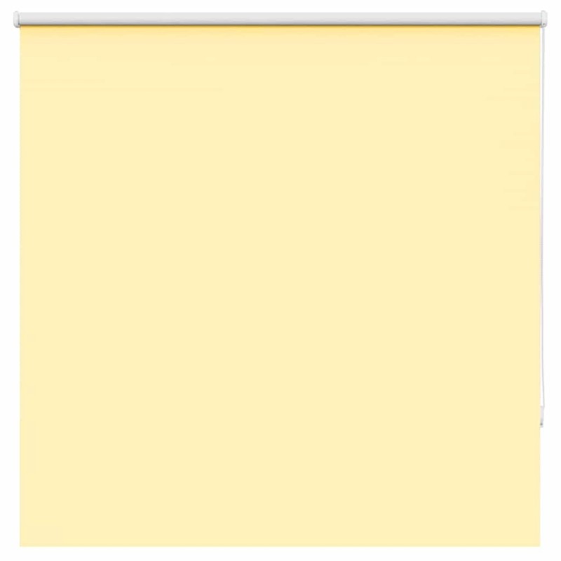 Store enrouleur occultant jaune largeur du tissu 126,6 cm 