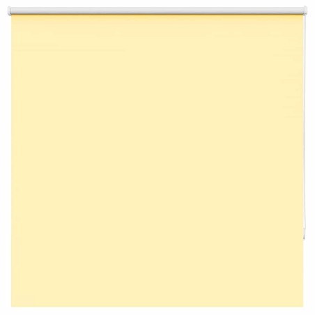 Store enrouleur occultant jaune largeur du tissu 126,6 cm 