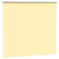 Store enrouleur occultant jaune largeur du tissu 126,6 cm 