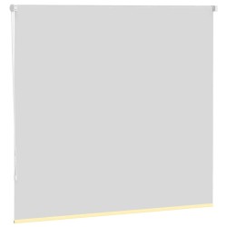 Store enrouleur occultant jaune largeur du tissu 126,6 cm 
