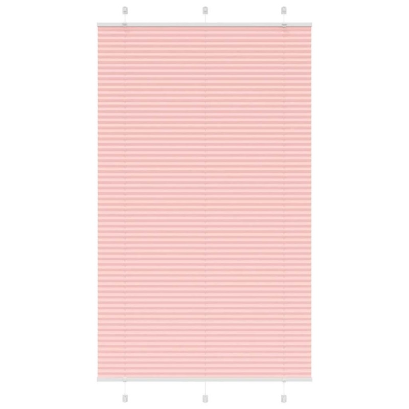 Store plissé rose 120x200 cm largeur du tissu 119,4cm polyester 