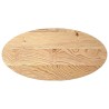 Dessus de table 100x50x4 cm bois de chêne massif ovale 