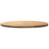 Dessus de table 100x50x4 cm bois de chêne massif ovale 