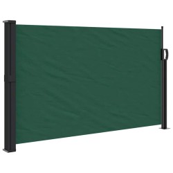 Auvent latéral rétractable vert foncé 117x300 cm 