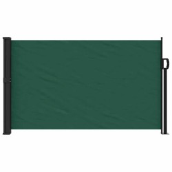 Auvent latéral rétractable vert foncé 117x300 cm 