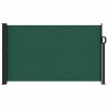 Auvent latéral rétractable vert foncé 117x300 cm 