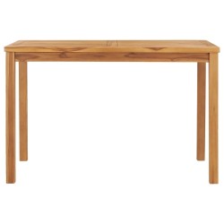 Table à dîner de jardin 120x70x77 cm Bois de teck solide 
