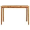 Table à dîner de jardin 120x70x77 cm Bois de teck solide 