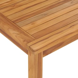 Table à dîner de jardin 120x70x77 cm Bois de teck solide 