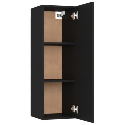 Meubles TV 2 pcs Noir 30,5x30x90 cm Bois d’ingénierie 