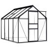 Serre avec cadre de base Anthracite Aluminium 4,75 m² 