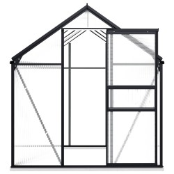 Serre avec cadre de base Anthracite Aluminium 4,75 m² 