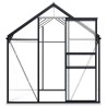 Serre avec cadre de base Anthracite Aluminium 4,75 m² 