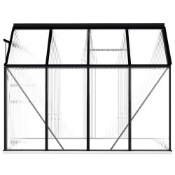 Serre avec cadre de base Anthracite Aluminium 4,75 m² 