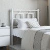 Tête de lit métal blanc 75 cm 